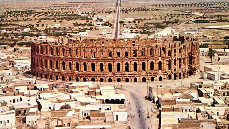 Coliseo de Djem en Tunez