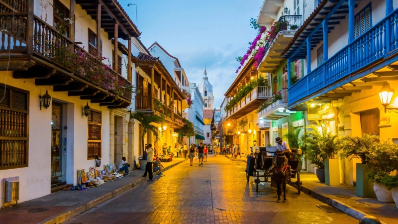 Ciudad de Cartagena en Colombia