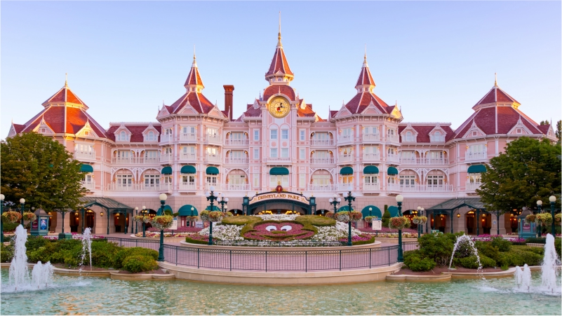 Castillo de Disney en Paris Francia