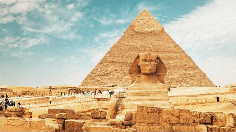 Piramides y Esfinge en El Cairo Egipto