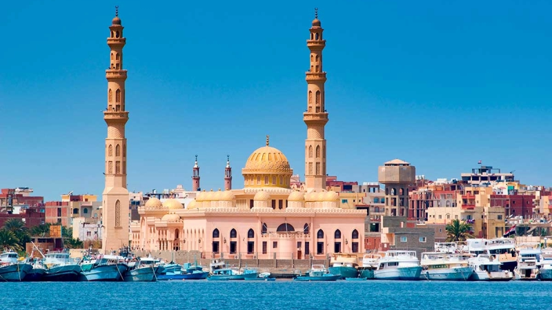 Templo Hurghada en Egipto