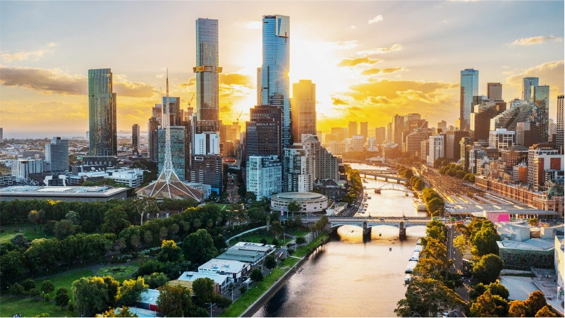 Ciudad Melboune Australia