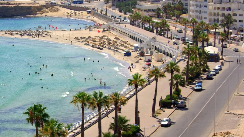 Playas en Monastir Tunez