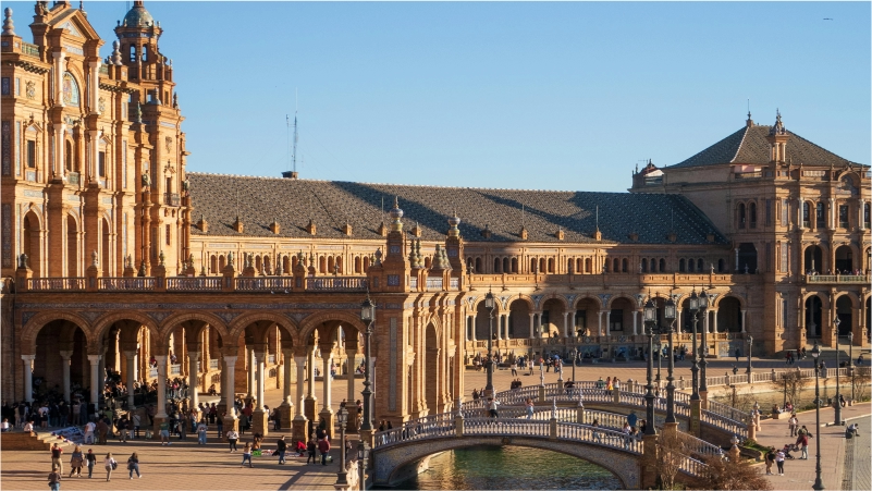 Plaza en Sevilla España