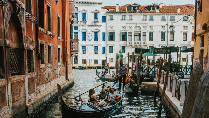 Canales de Venecia Italia